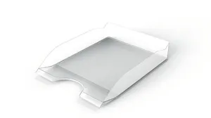 Kancelářský odkladač Durable Basic, transparentní - transparentní